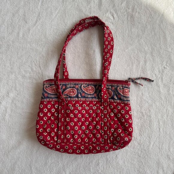 Vintage Very Bradley Patterned Shoulder Bag - Picture 1 of 8